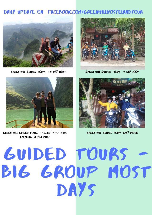 Green Hill Hostel & Tour Ha Giang Extérieur photo
